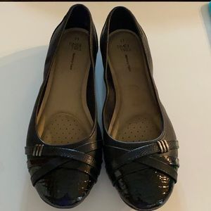 Time and Tru Black Flats Size 11